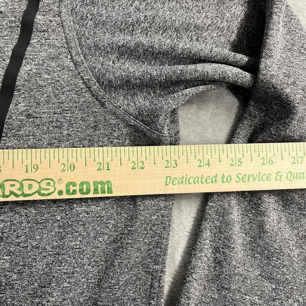 Eddie Bauer Hoodie Mens L Gray Full Zip Logo Pockets Fleece First Ascent Hiking - Picture 8 of 9
